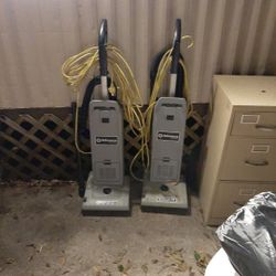 Lot Of 2 Advance Spectrum 12P Vacuum Cleaners