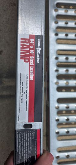 Haul-Master 84" x 10" Steel Loading Ramps