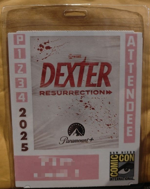 2025 SDCC ComicCon Badge All Days With Preview Night