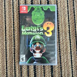 Luigi’s Mansion 3 Nintendo Switch **