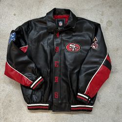 49ers leather Jacket 
