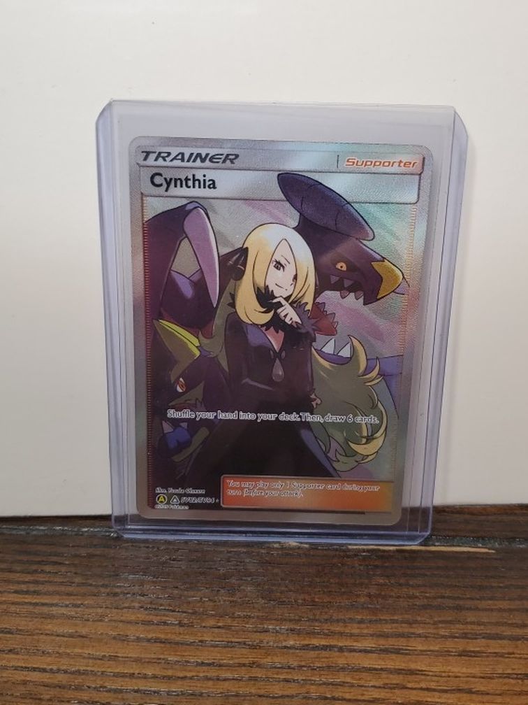 Pokemon Trainer Card Cynthia SV82/SV94 Hidden Fates
