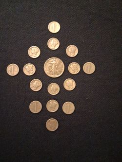 2 Dollars face value of 90% Silver