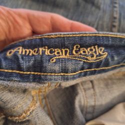 Vintage Low Rise, Wide Leg, American Eagle Women's Jeans