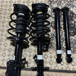 PHILTOP  Front Rear Struts Assembly for Nissan 2007-2012 Sentra, S, SL 2009