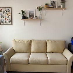 Soft Yellow Couch