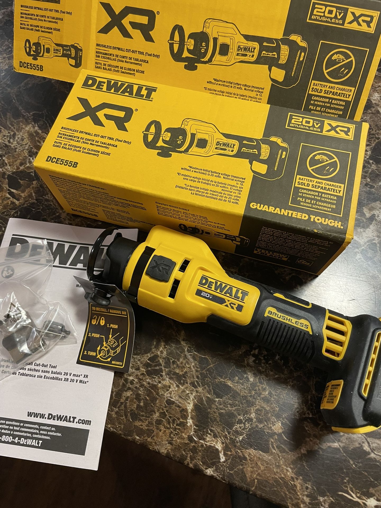 New DeWalt XR Drywall Cut Out Tool