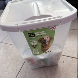 Airtight Dog Food Storage Container 