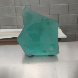 Beautiful Transparent Sea green Paperweight