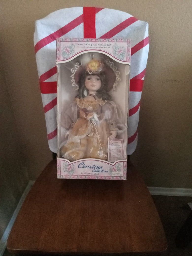 Limited Edition Vintage Porcelain Doll 