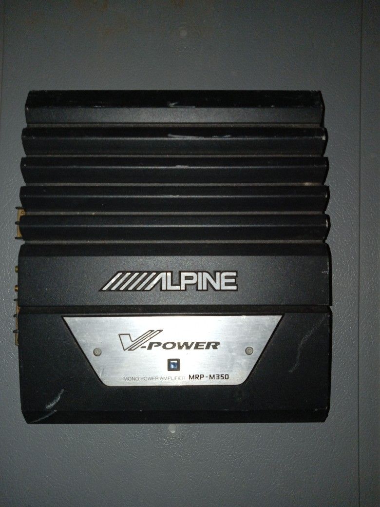 ////Alpine Amplifier Vpower M350