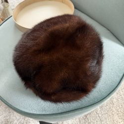 Vintage Mink Beret 