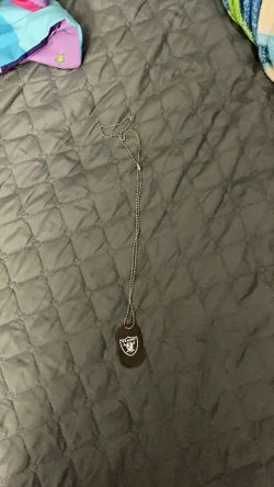Vegas Raiders necklace