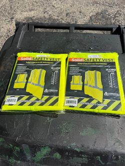 2 New Safety Vest size 2X