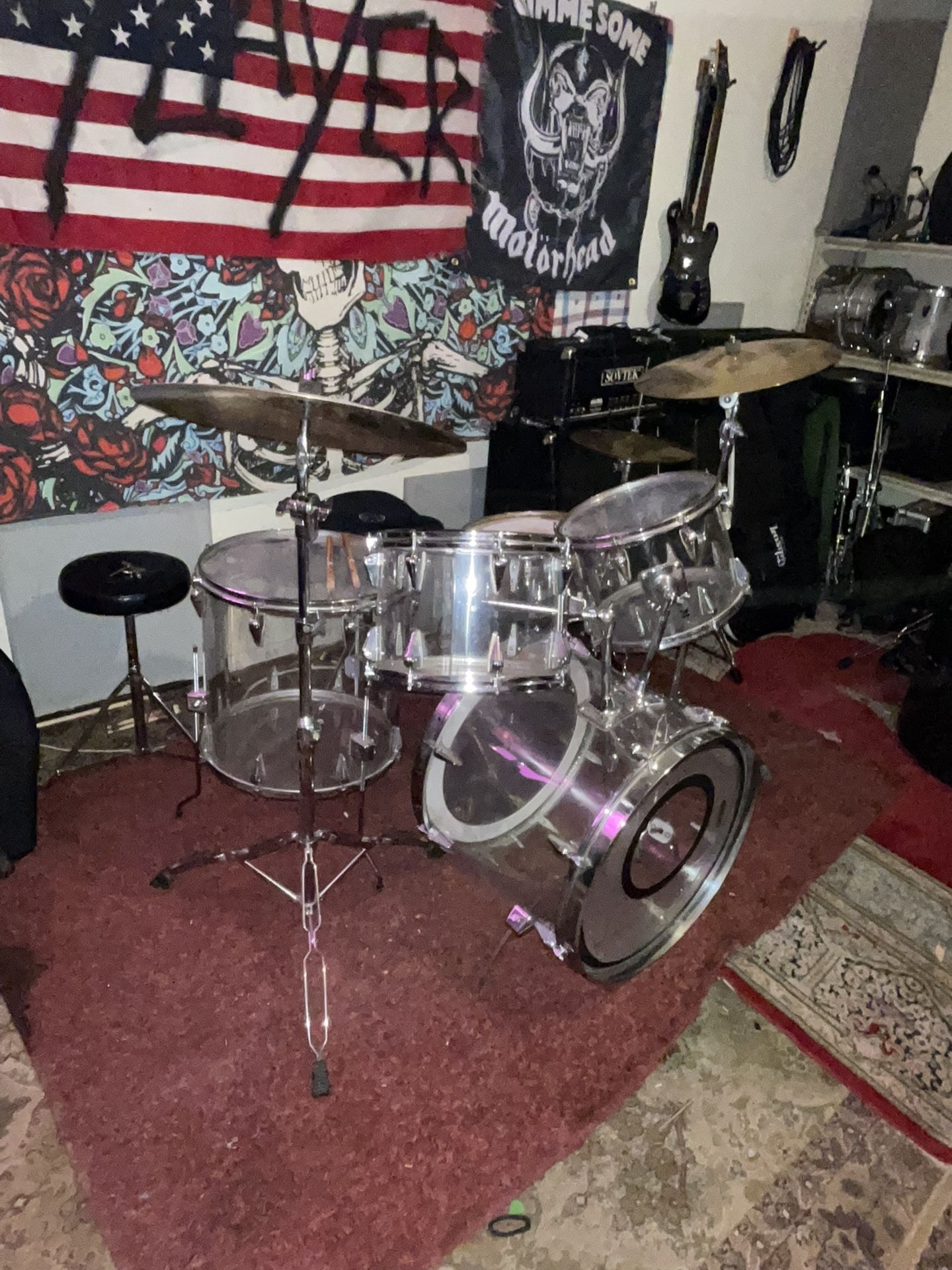 Zicko’s Drums Early 70’s 5 Piece Acrylic