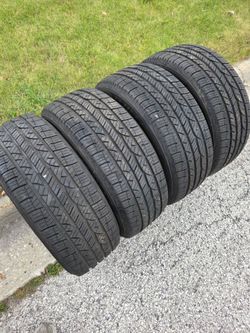 4 tires 215/55/17 kelly edge touring a/s