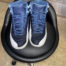 Nike air Jordan 12 Stone Blue/ Indigo 