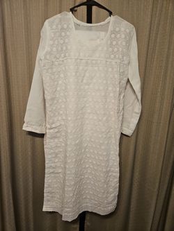 White cotton fabric SizeL-xL-2xl 3pcs