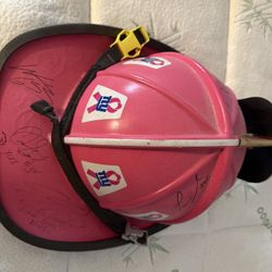 Breast Cancer Fire Helmet 