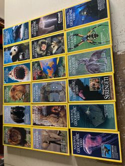 18 National Geographic VHS movies