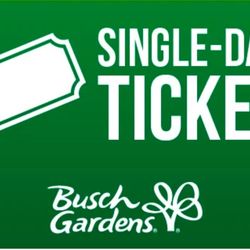 2-Busch Gardens Tickets For Sunday And Monday