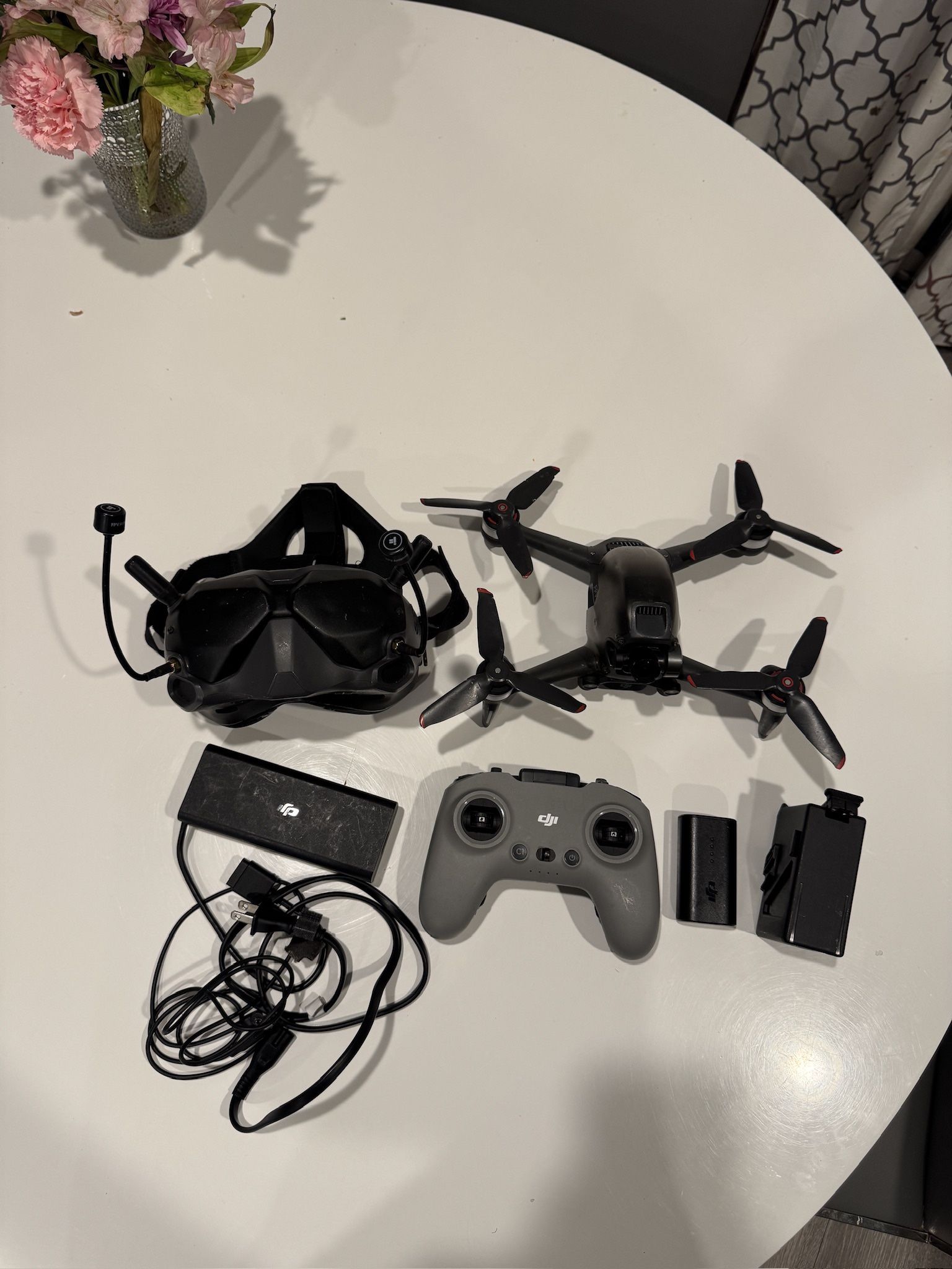 DJI FPV Drone (Drone + Goggles + Controller + Battery)