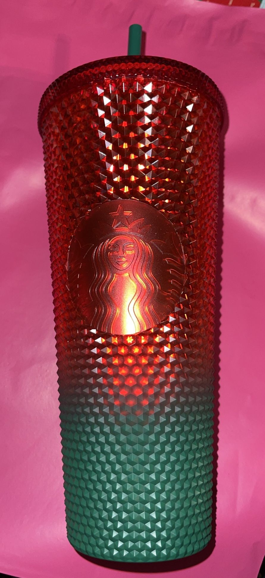 Disney Walt Disney World Mickey Mouse Starbucks Christmas Tumbler with Straw NEW