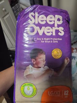 Cuties SleepOvers Pull-Ups, 12 count (60–125 lbs /27-57 kg)