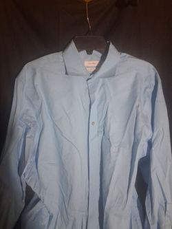 Calvin Klein Men's Dress Shirt Light Blue