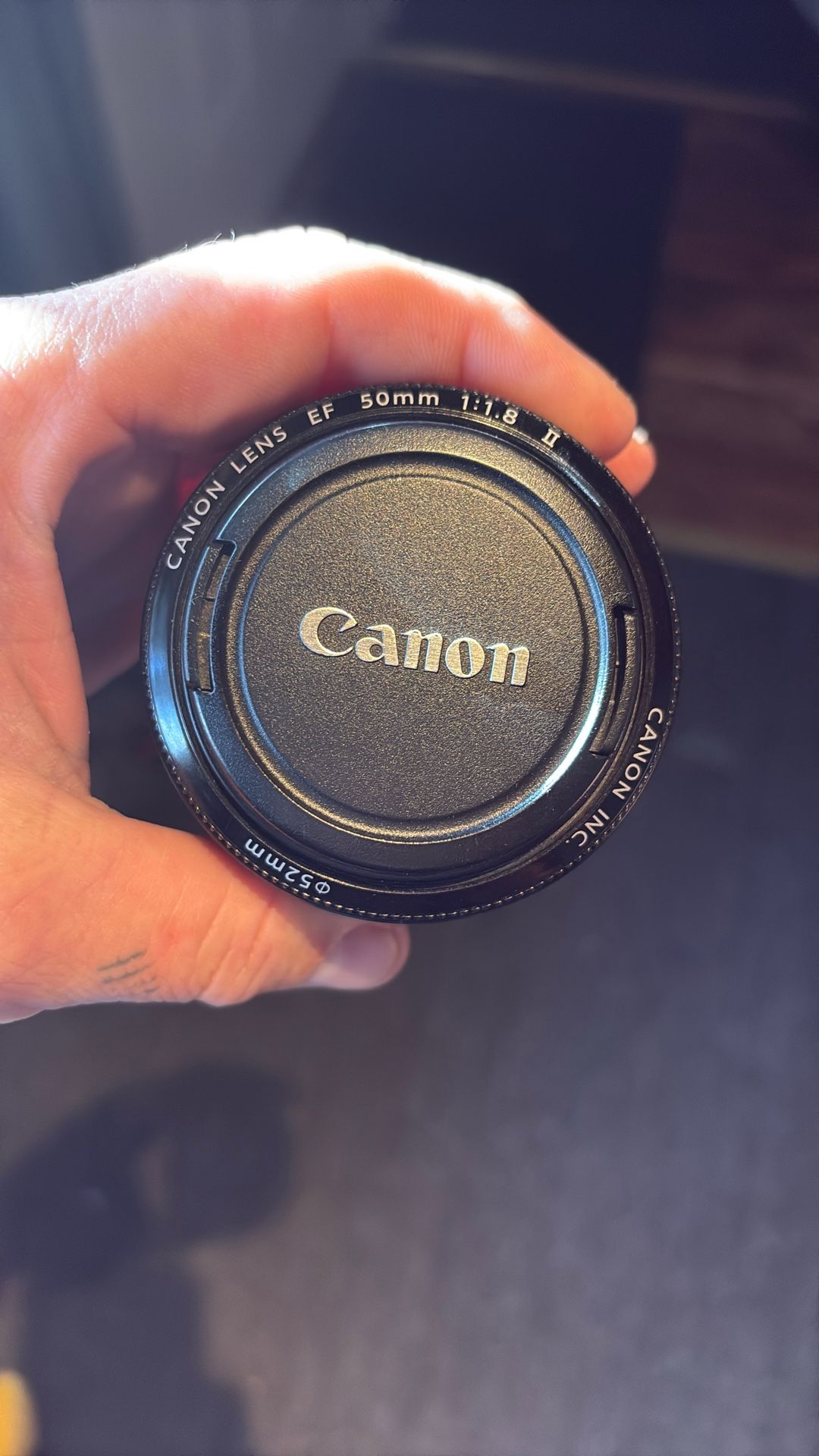 Canon EF 50mm 1.8 Lens