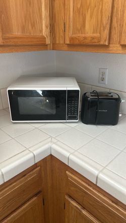 Toaster & microwave