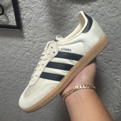 Adidas samba cream white 