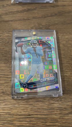 Cam Ward Prizm Rookie Card Tennessee Titans