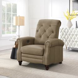 Windsor Leather Power 36 in. Recliner Sofa New Scratch and Dent