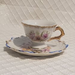Vintage Miniature Teacup and Saucer 