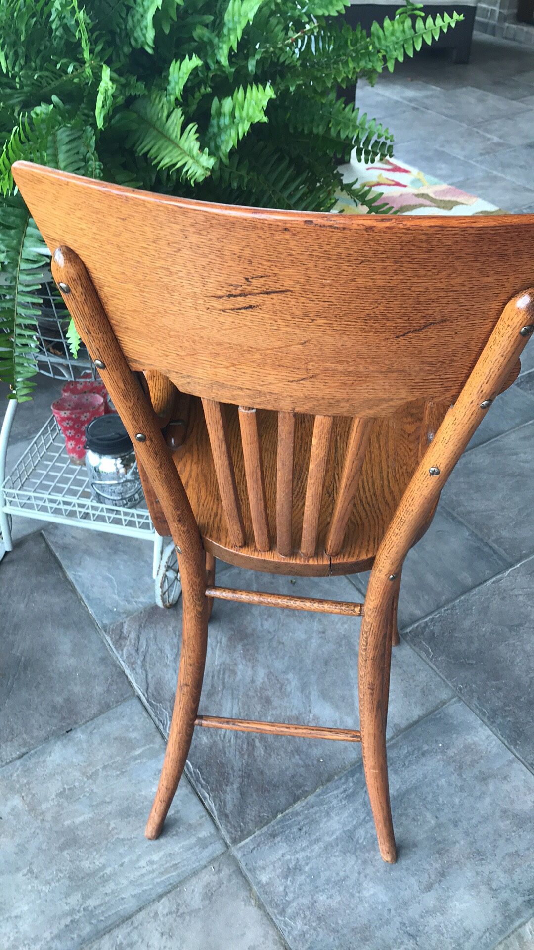 Antique Wooden High Chair