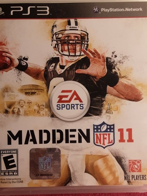 PS3 Madden NFL Games 3 In Lot