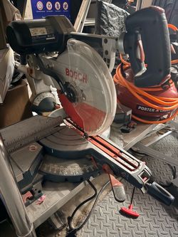 Bosch miter saw and routers