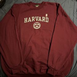 Ivysport Harvard University Crimson Crew Neck Sweat Shirt 