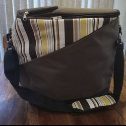 Thermos Raya striped cooler tote bag or lunch bag