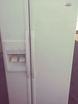 Whirlpool white refrigerator