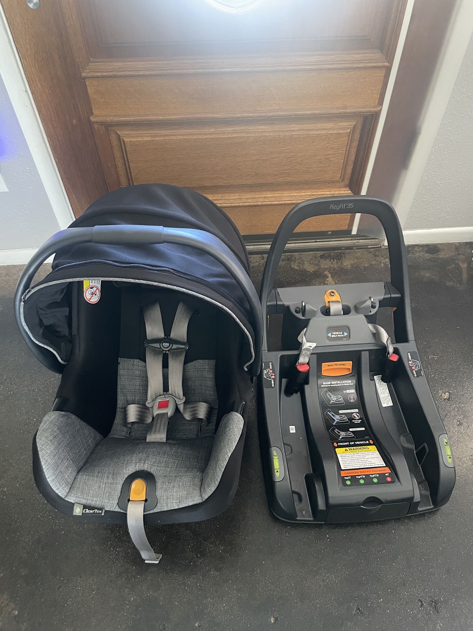 Keyfit 35 Cleartex Car Seat With Base