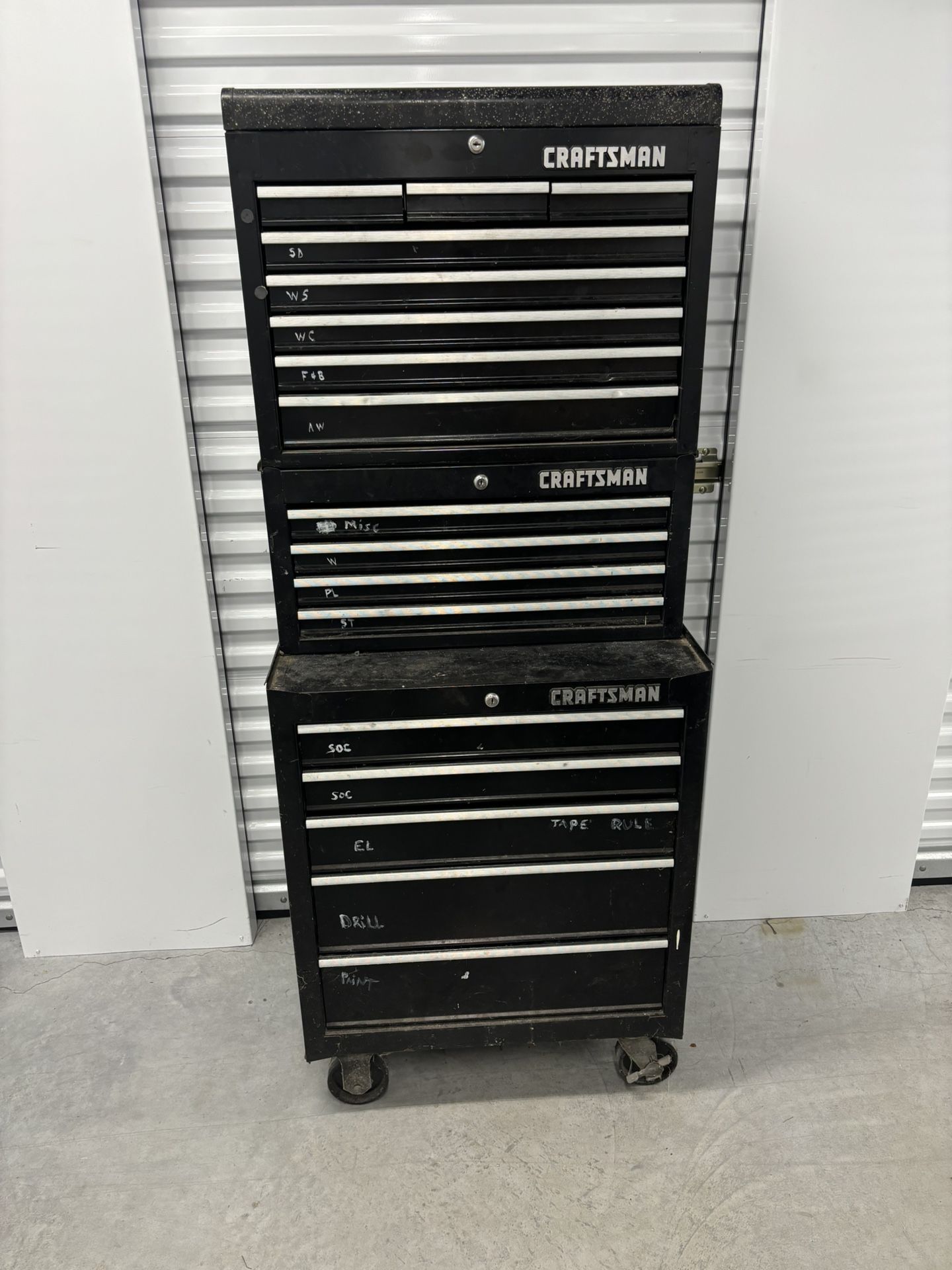 Craftsman Tool Box 3 Piece Set