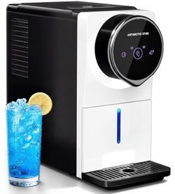 Countertop Nugget Ice Maker, Gen 2 Self-Cleaning Portable Ice Machine, 33 lbs/24H, 1.8L Water Tank, 1.5 lbs Ice Storage, Touch Screen & Auto Ice Drop,