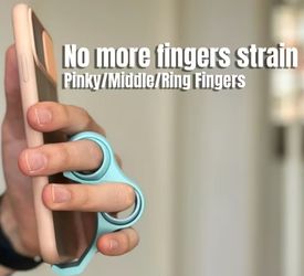 Ergonomic phone grip