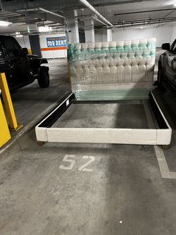 Restoration hardware Cal king Bed Frame