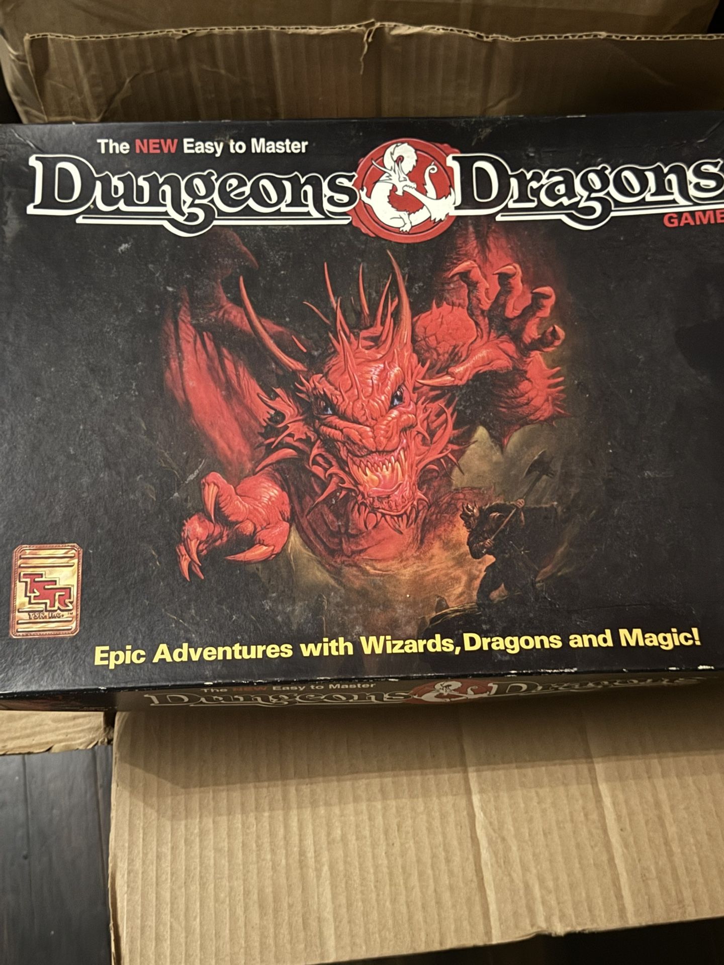 Vintage 1991 Dungeons And Dragons Original Board Game