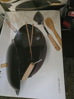 5 Pc Wok Set