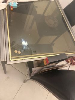 Dining room table and chairs
