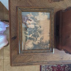 Antique Mirror Box